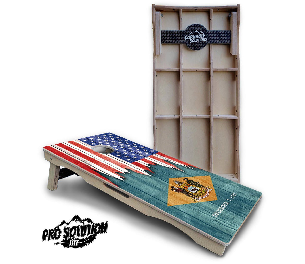 State Flag Cornhole Boards – AL to GA – Pro Lite or Pro Elite
