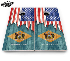 State Flag Cornhole Boards – AL to GA – Pro Lite or Pro Elite