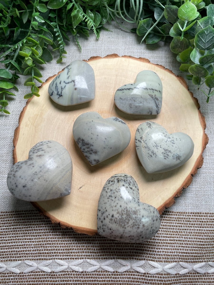 Dendritic Jade Heart