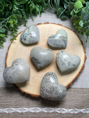 Dendritic Jade Heart