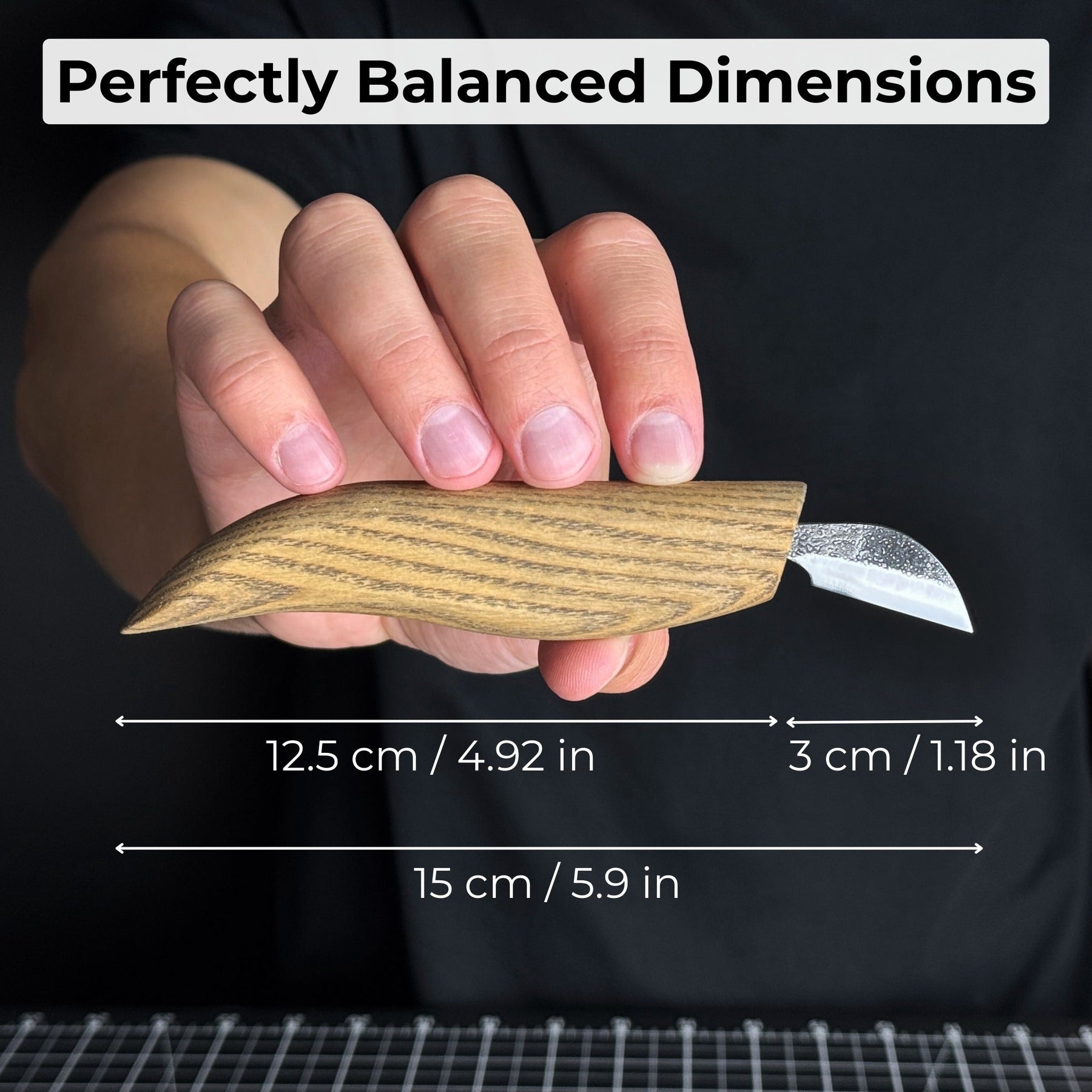 Detail Chip Carving Knife – Blade 3 cm (1.2 inches)