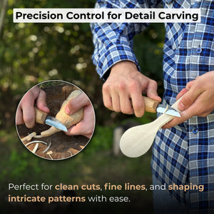 Detail Wood Carving Knife, Blade 5 cm (1.97 inches)