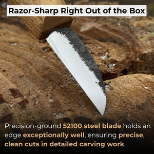Detail Wood Carving Knife, Blade 5 cm (1.97 inches)