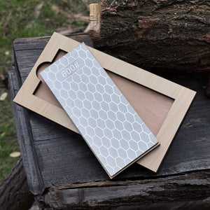 Diamond Sharpening Stone with Wooden Stand – 600 Grit for Knives & Tools