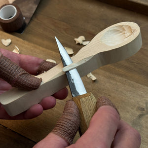 DIY 3-Piece Spoon Carving Kit for Beginners – Linden, Cherry & Oak Wood Blanks