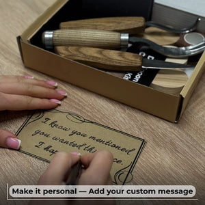 DIY 3-Piece Spoon Carving Kit for Beginners – Linden, Cherry & Oak Wood Blanks