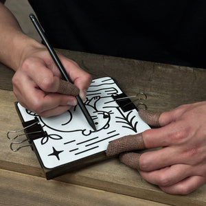 DIY Beaver Carving Kit – Wood Art Set with V-Chisel & Video Guide
