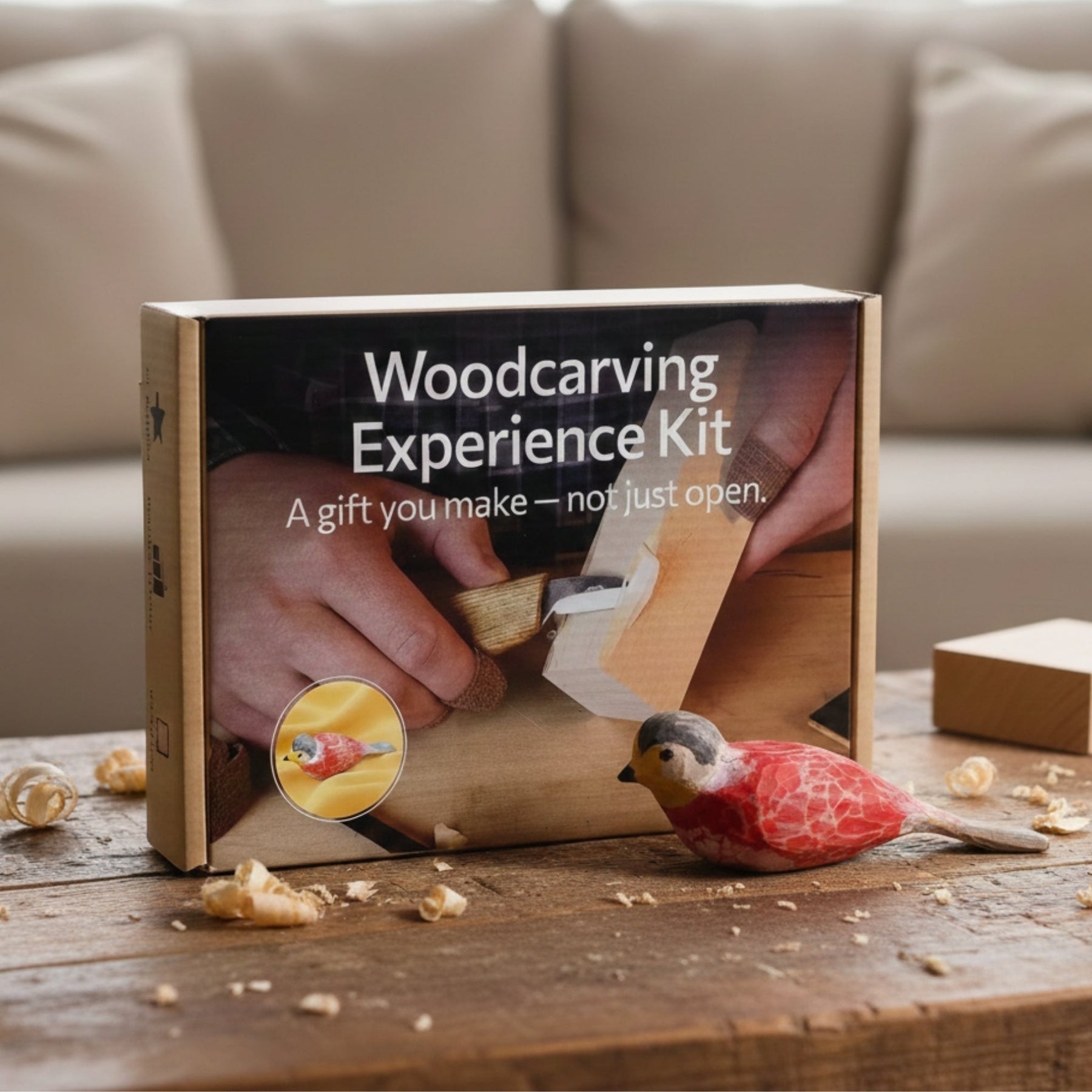 DIY Bird Wood Carving & Painting Kit