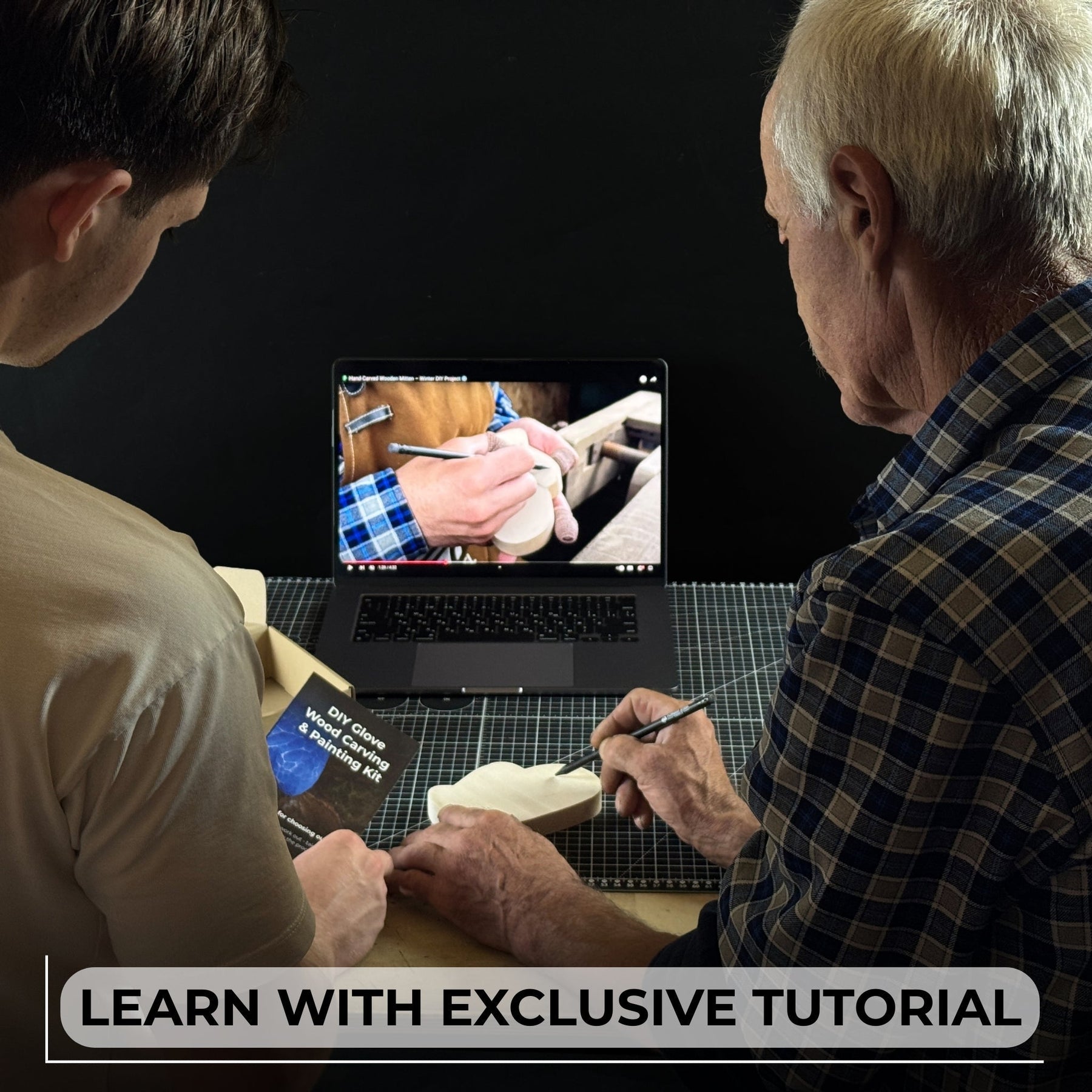 DIY Glove Wood Carving & Painting Kit