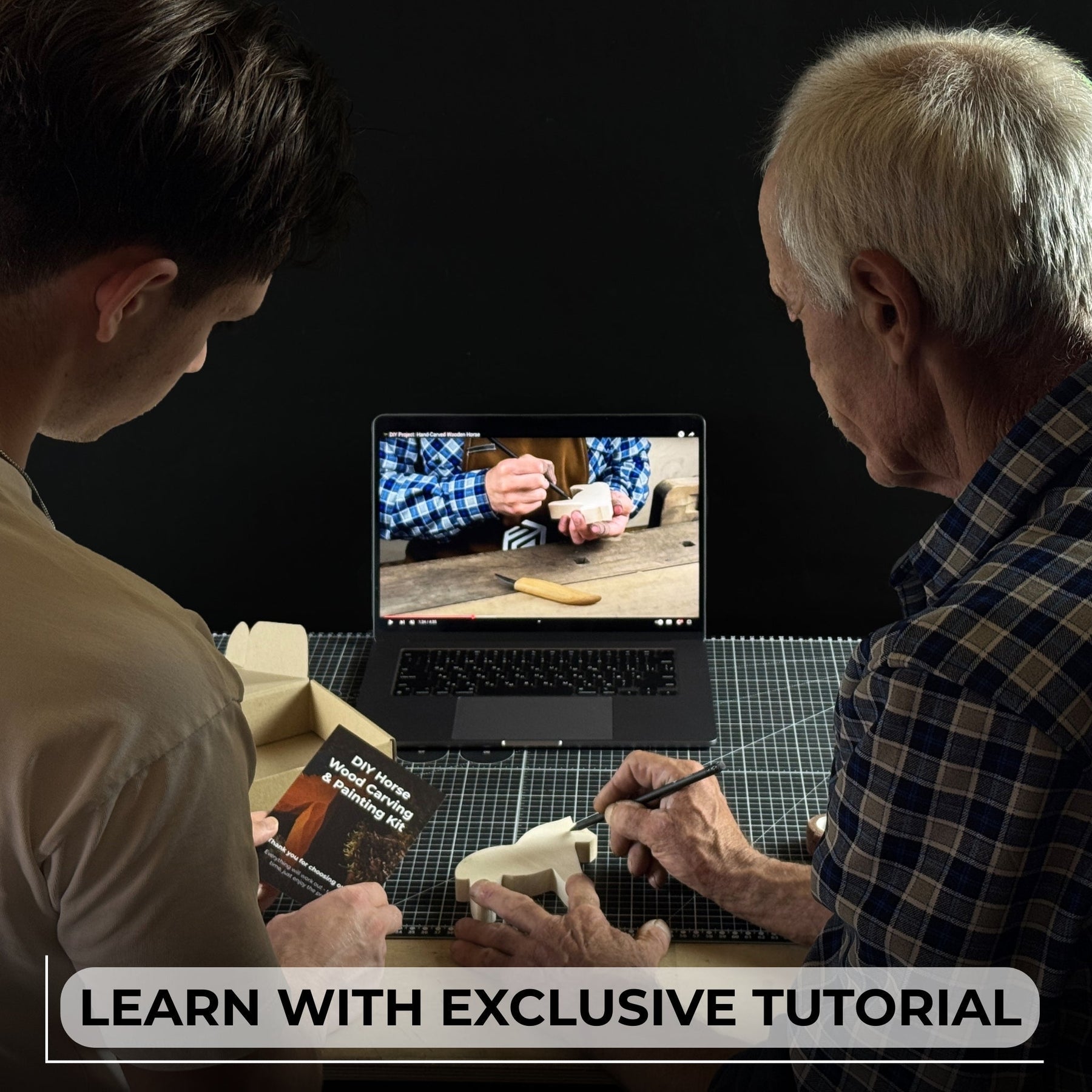 DIY Horse Wood Carving & Painting Kit