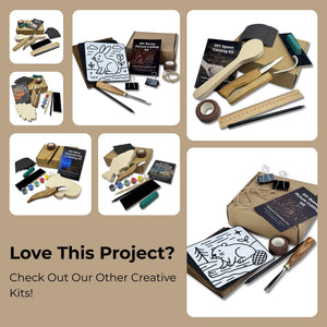 DIY Mushroom Wood Carving & Painting Kit