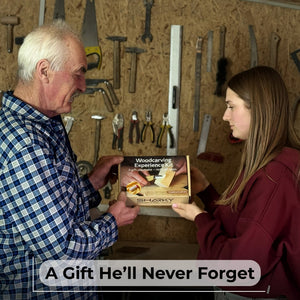 DIY Mushroom Wood Carving & Painting Kit