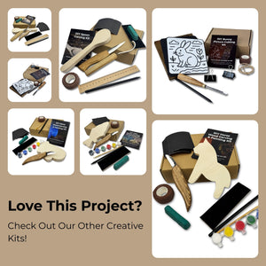 DIY Oak Leaf Carving and Painting Kit