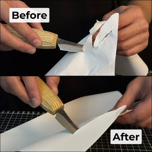 Double-Sided Sharpening Stone with Optional Wooden Stand – Grit #3000 / #8000