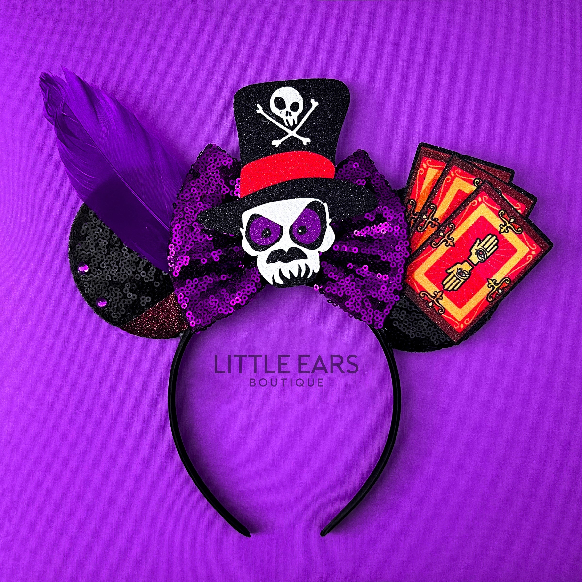 Dr Facilier villain inspired theme park ears by Little Ears Boutique