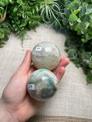 Dyed Green Agate Sphere