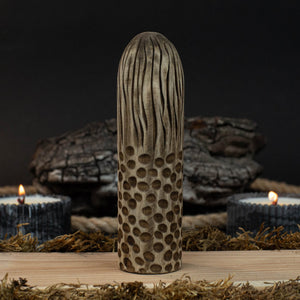 Eir Wooden Figurine – 14 cm (5.7 inch) Hand-Carved Norse Goddess of Healing