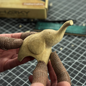 Elephant Carving Kit - Complete Starter Whittling Kit for Beginners, Adults, Teens, and Kids