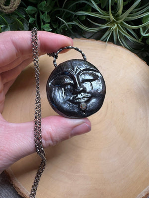 Evelyn- Rhinestone Goddess Necklace