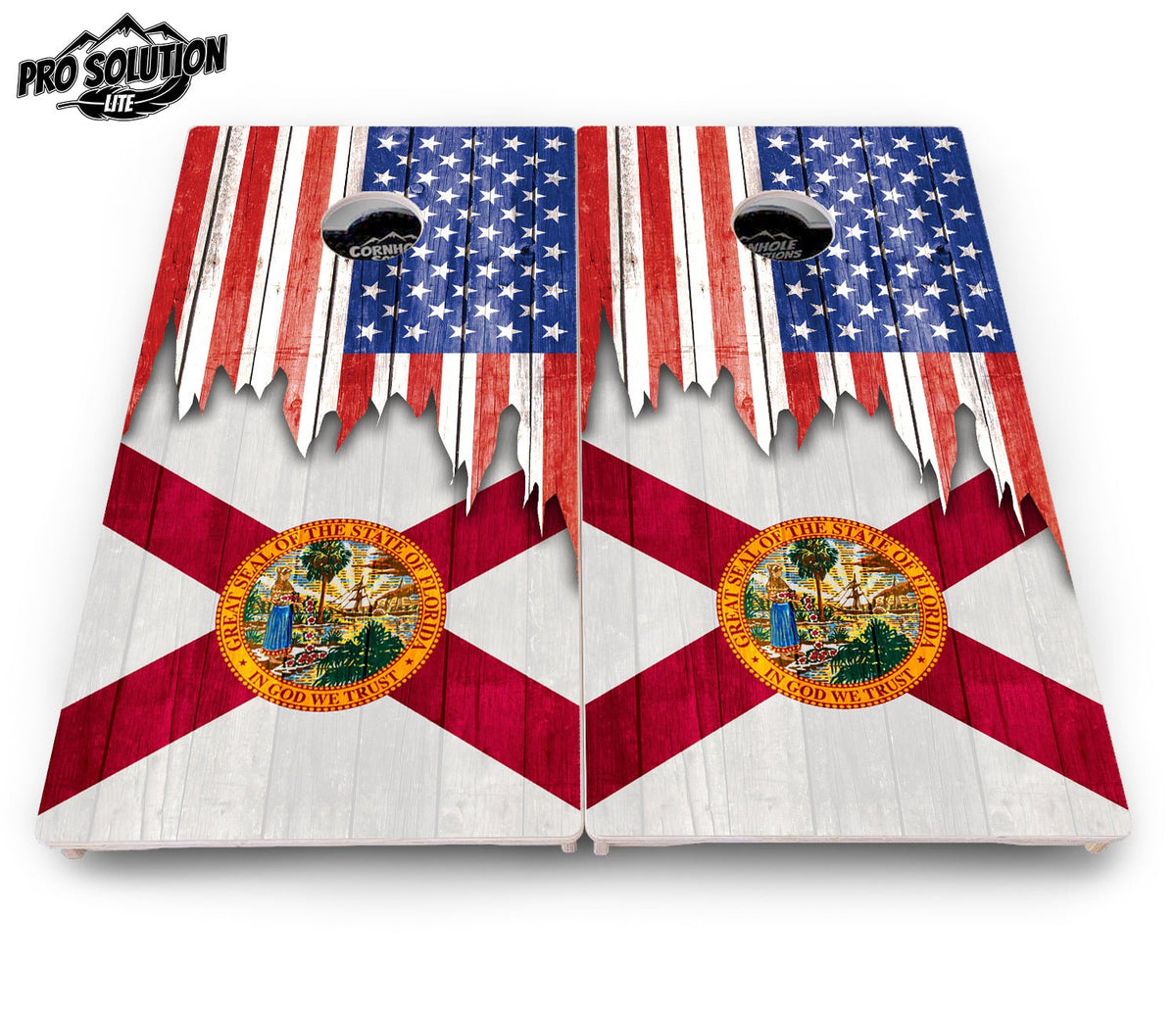 State Flag Cornhole Boards – AL to GA – Pro Lite or Pro Elite