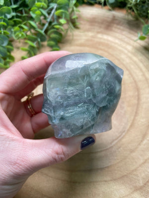Fluorite Fae Head (chipped)