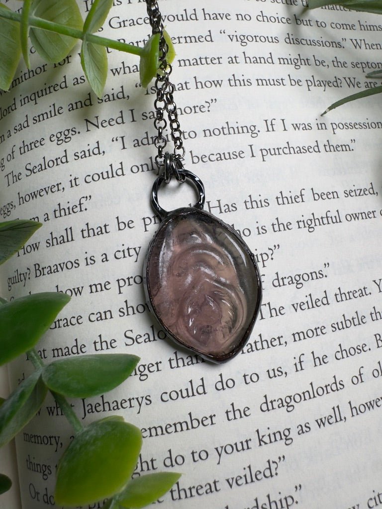 Fluorite Yoni Necklace