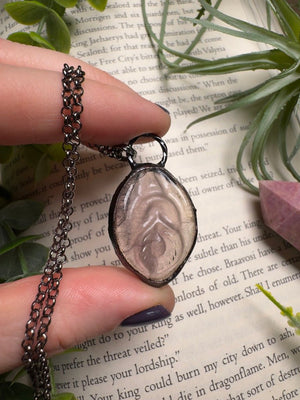 Fluorite Yoni Necklace