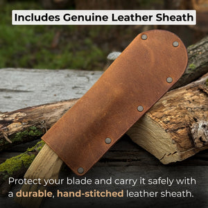 Forged Mushroom Knife with Brush, 6.5 cm (2.56 inches)