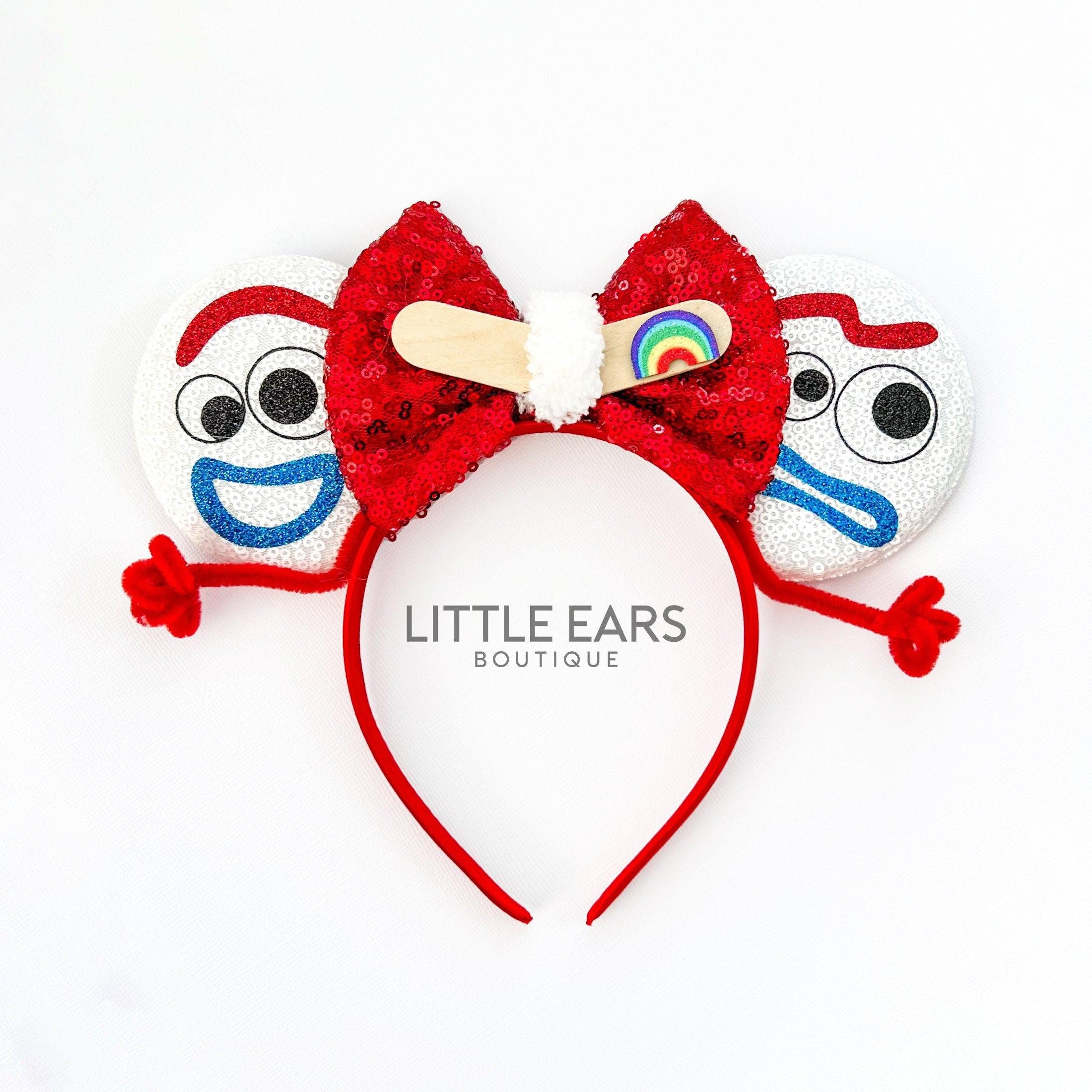 Fork inspired handmade theme park ears by Little Ears Boutique
