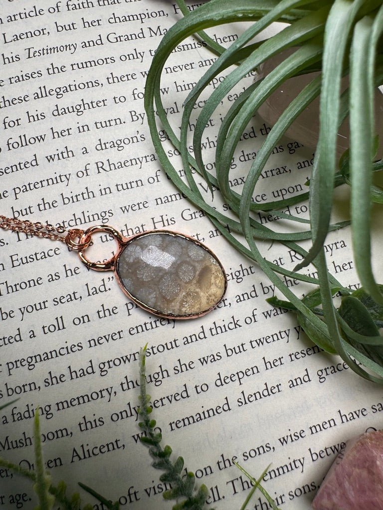 Fossilized Coral Necklace