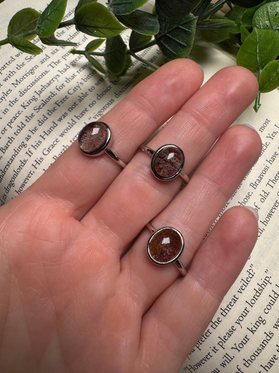 Garden Quartz Adjustable Ring
