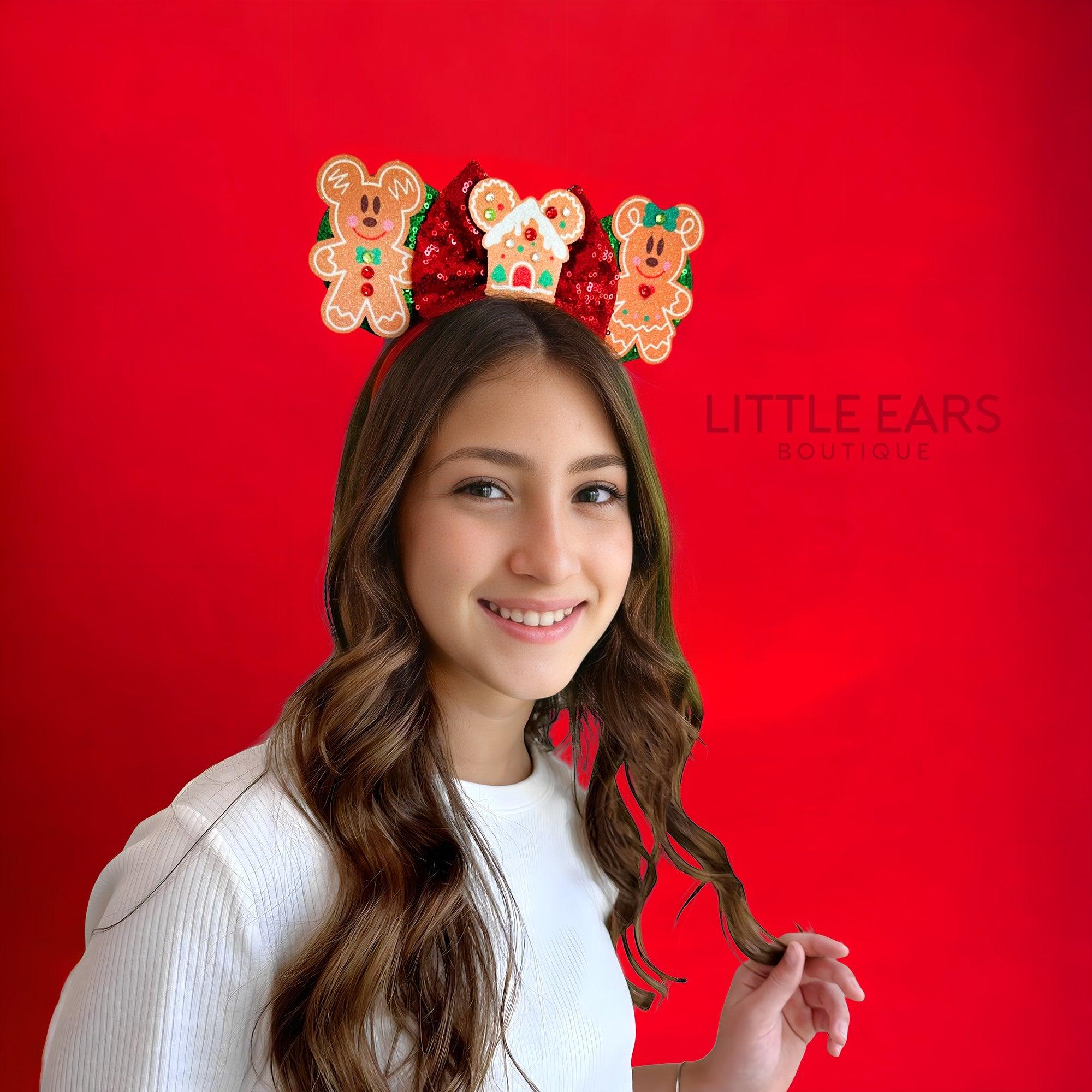 Gingerbread Christmas Mickey Ears