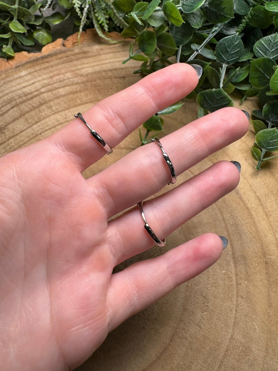 Gold Rutile Quartz Ring Adjustable