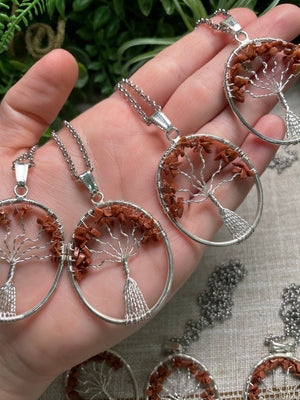 Goldstone Tree of Life Necklace