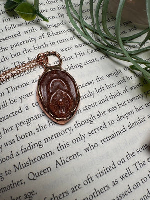 Goldstone Yoni Necklace
