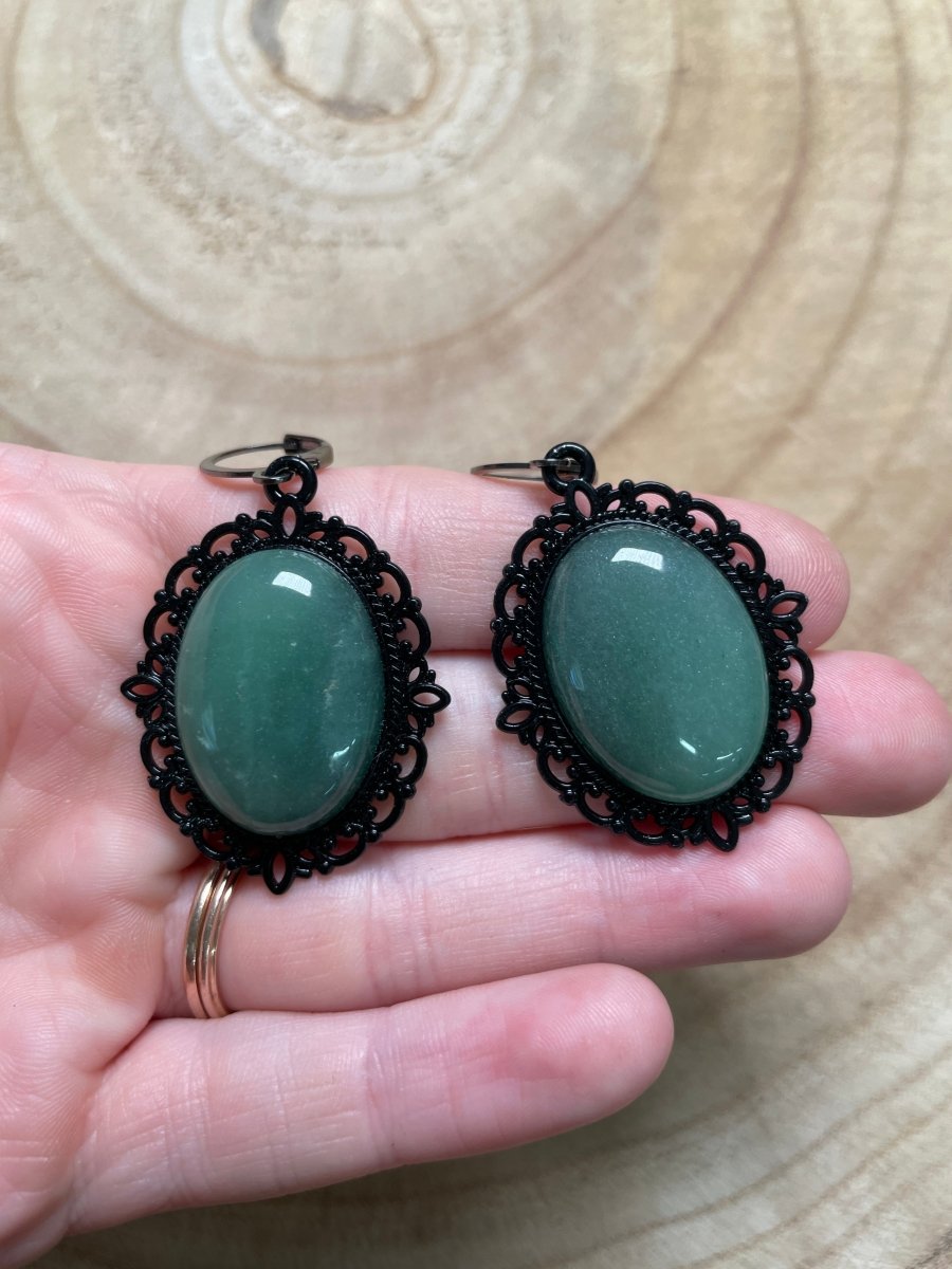 Gothic Style Crystal Earrings