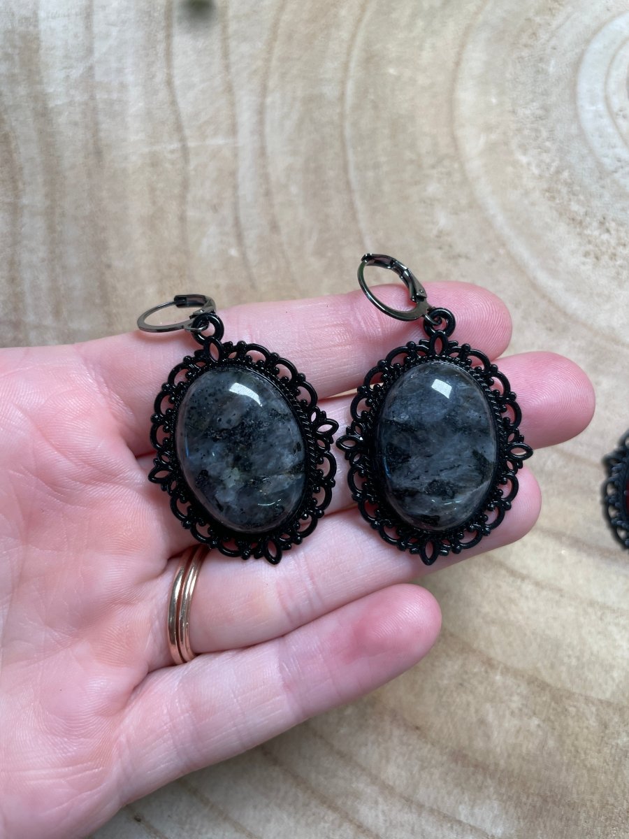 Gothic Style Crystal Earrings