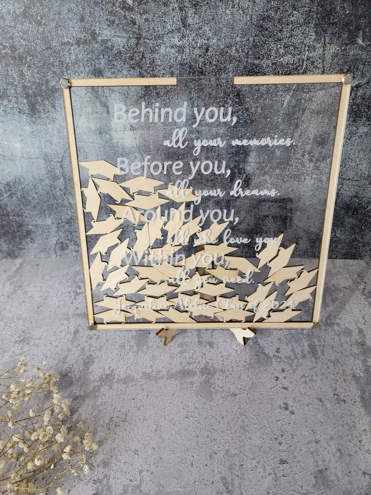 2026 Graduation Guest Book Alternative detail view by EverLee Creations
