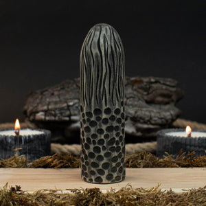 Hand-Carved Eir Figurine – 14 cm (5.7 inches) Wooden Norse Goddess of Healing Statue