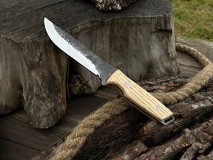 Hand-Forged Bushcraft Knife, 12 cm (4.72 inches)