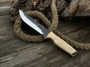 Hand-Forged Bushcraft Knife, 12 cm (4.72 inches)