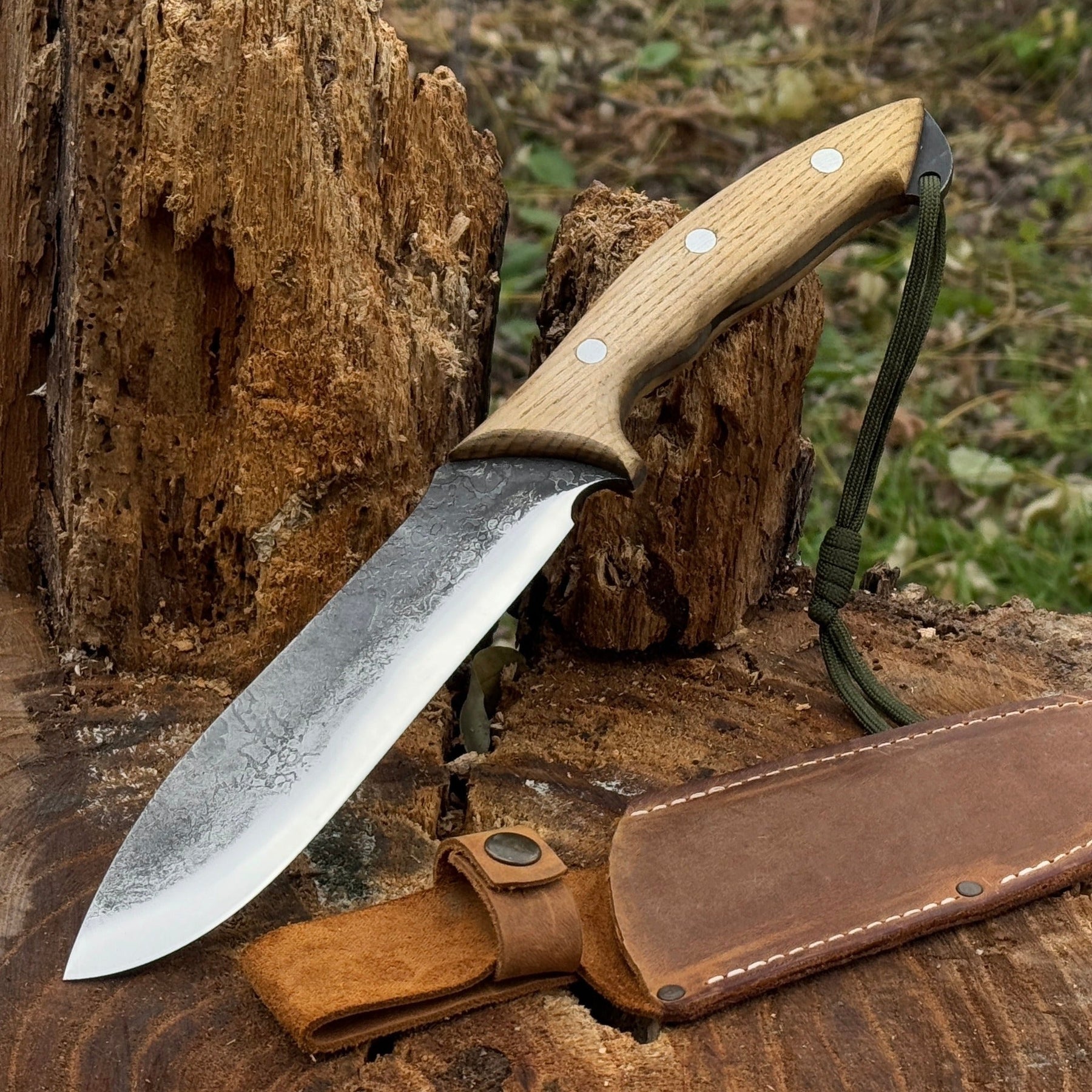 Hand-Forged Bushcraft Knife, 15.5 cm (6.1 inches)