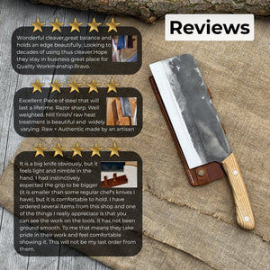 Hand-Forged Bushcraft Knife, 20.5 cm (8.07 inches)