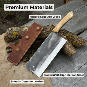 Hand-Forged Bushcraft Knife, 20.5 cm (8.07 inches)