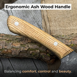 Hand-Forged Bushcraft Knife, 20.5 cm (8.07 inches)