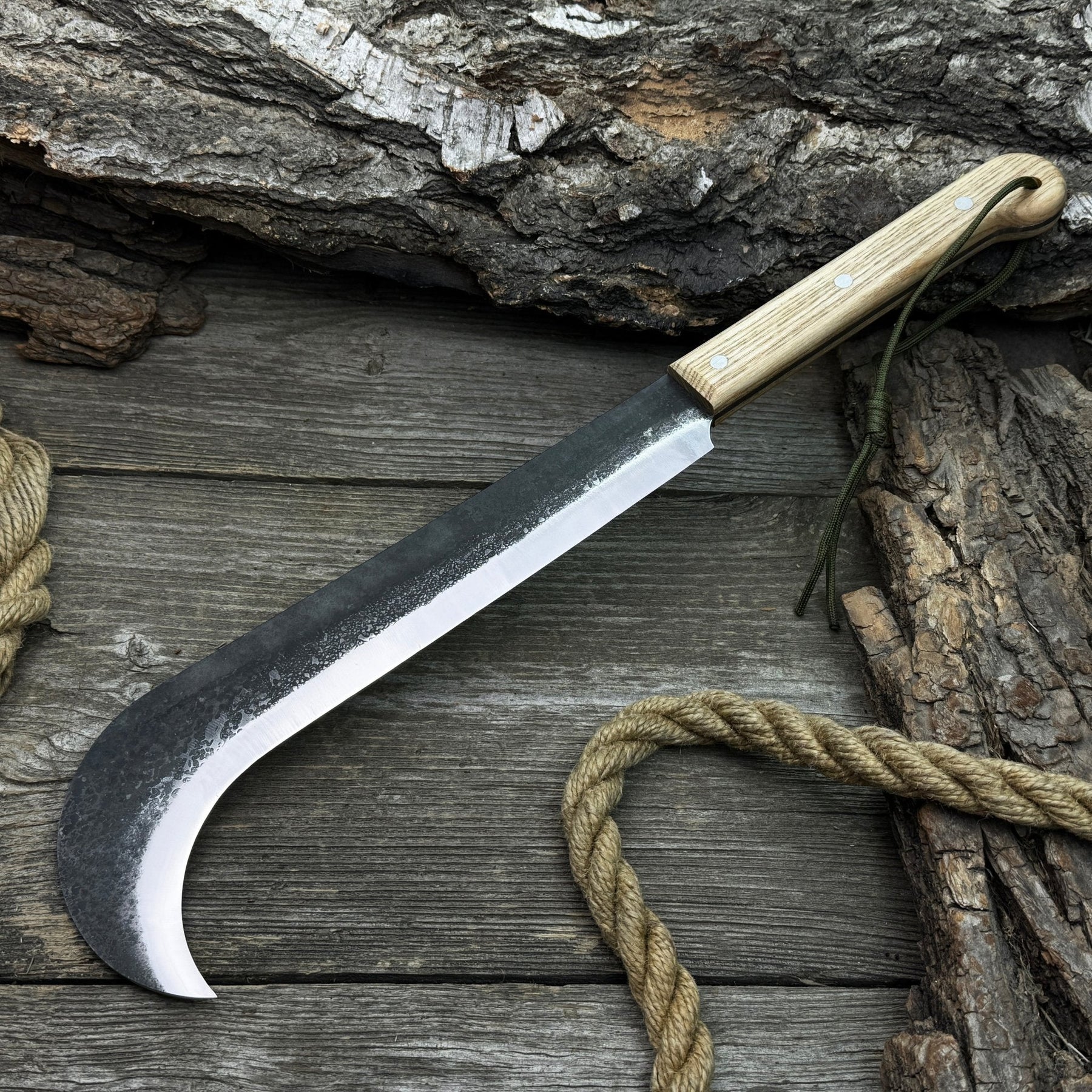 Hand-Forged Bushcraft Knife, 27 cm (10.6 inches)
