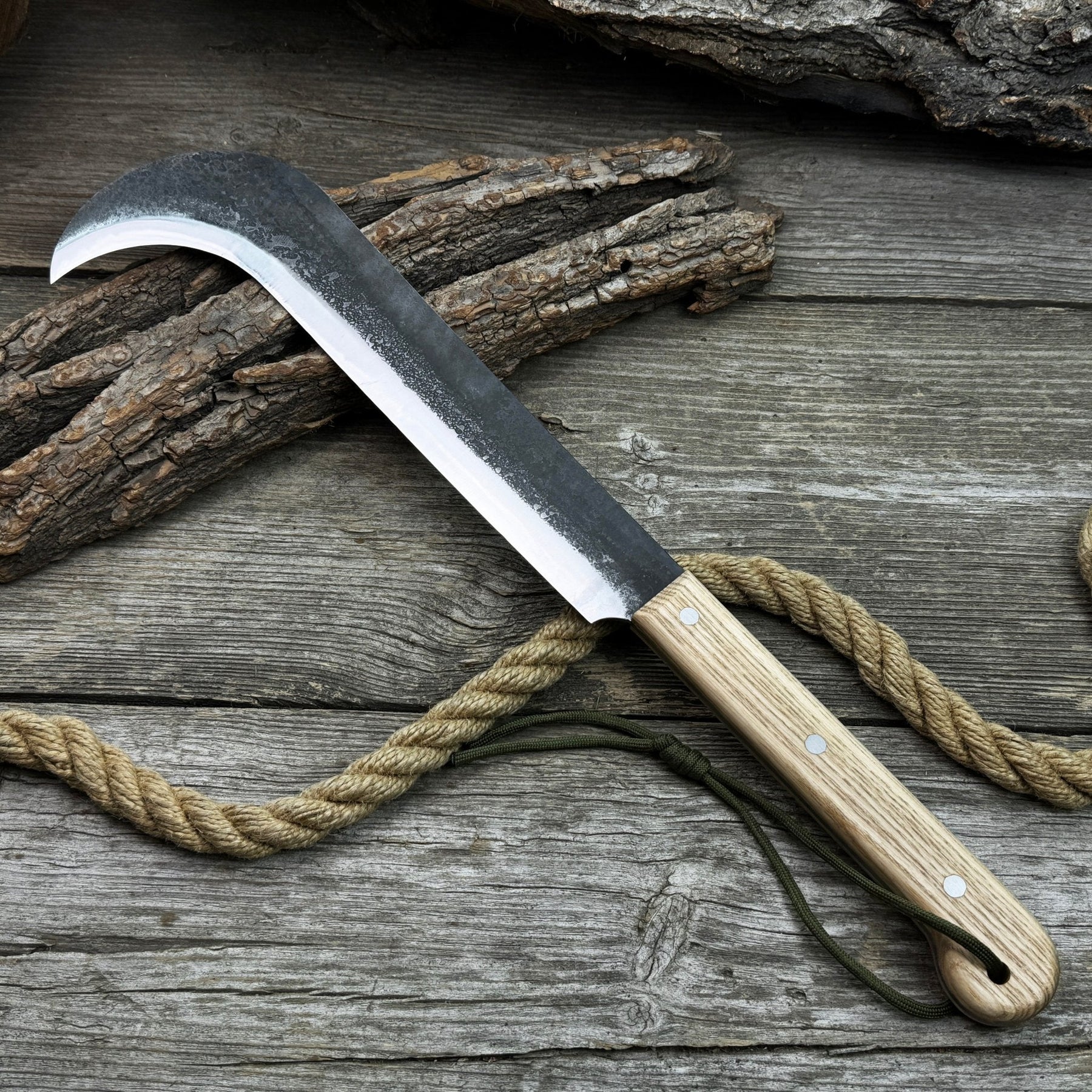 Hand-Forged Bushcraft Knife, 27 cm (10.6 inches)