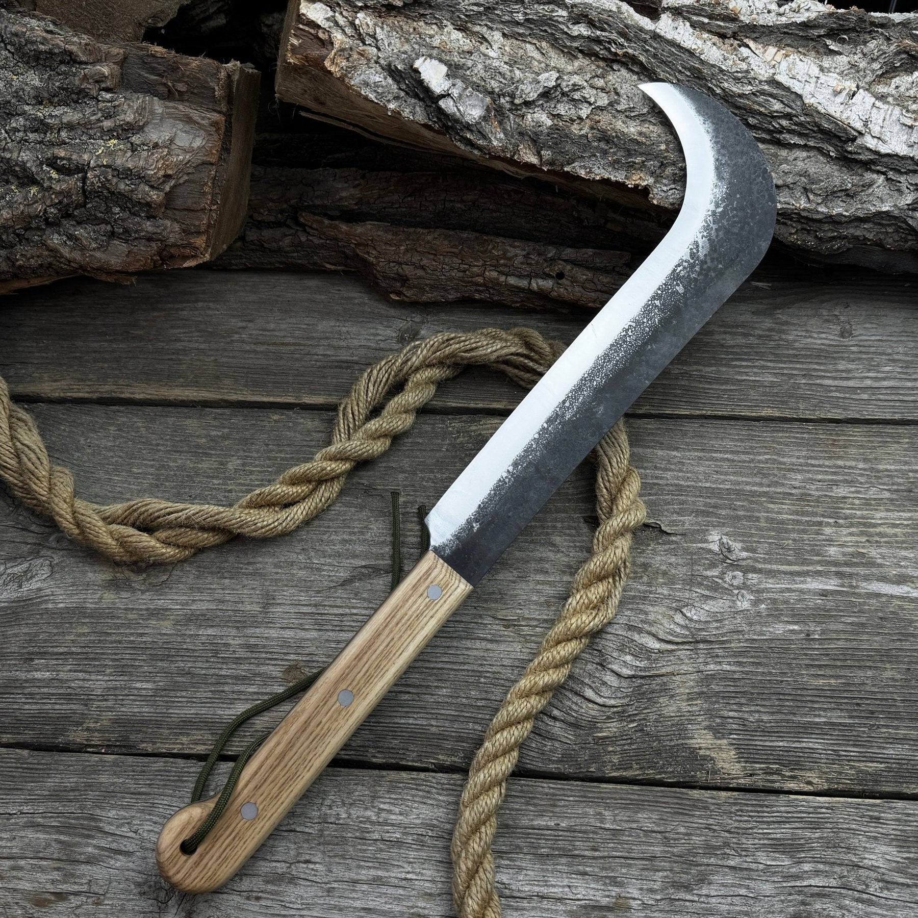 Hand-Forged Bushcraft Knife, 27 cm (10.6 inches)