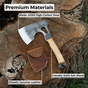 Hand-Forged Camping (Chopping) Axe, 0.6 kg (1.32 Ibs)