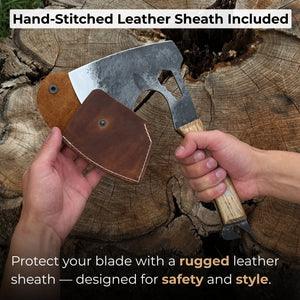 Hand-Forged Camping (Chopping) Axe, 0.6 kg (1.32 Ibs)